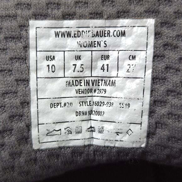 Eddie Bauer Weatheredge Outdoor Lace Up Hiking Shoe Womens Size 10 Gray - Picture 7 of 9